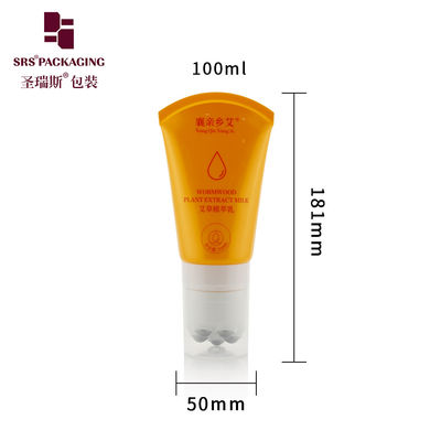 Tubes à billes en PE à rouleaux multiples D50mm avec système de verrouillage de capuche de couverture transparente