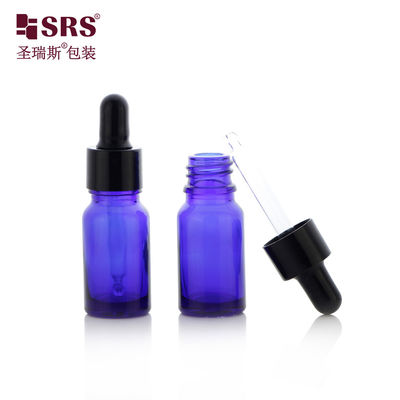 D001-20ml en gros Anti-UV Verre cosmétique bleu étanche à huile essentielle Pour les soins personnels Emballage pharmaceutique