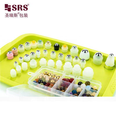 Ballon à rouleaux en acier métallique médical 16 mm 14 mm pour bouteille à rouleaux