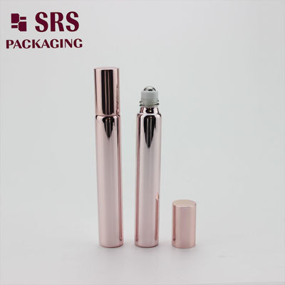 SRS cosmétique vide 10 ml rouleau en verre or rose sur bouteille pour parfum