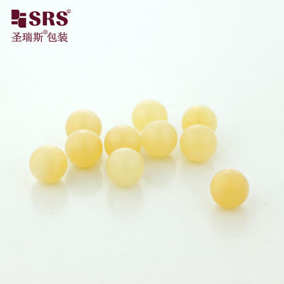Bille roulante en cristal de jade jaune 10mm pour flacon d'huile essentielle