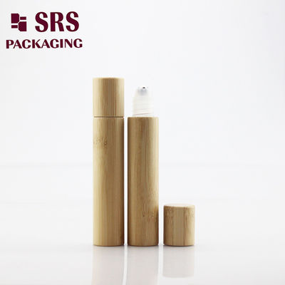 SRS Cosmétique vide en vrais rouleaux de bambou sur bouteille 8 ml pour la crème pour les yeux