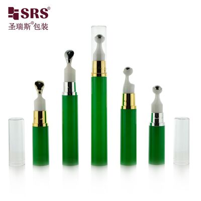 5ML 10ML 12ML 15ML Crème pour les yeux de haute qualité Lotion cosmétique tube vide rouleau à vide sur rouleau de luxe AS bouteille de pompe sans air