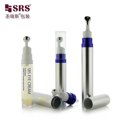 SRS 8ML 10ML 15ML Flacon Airless Bille Roll-on Haute Qualité Vente Chaude Contenant pour Crème Contour des Yeux