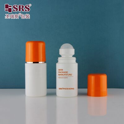 60 ml 2 oz Couleur personnalisée PP PCR Bouteille en plastique écologique Déodorant Roll On Packaging