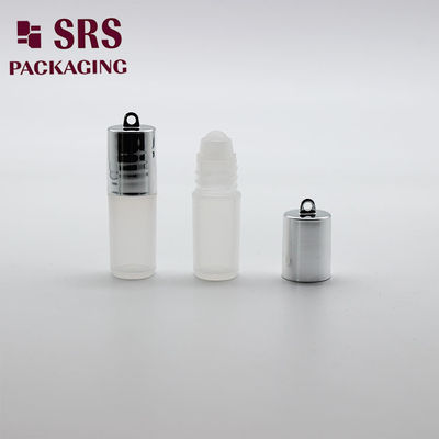SRS vide 3 ml en plastique mini bouteille de boule de rouleau de parfum de couleur claire