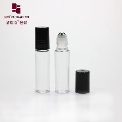 PET transparent 10 ml rouleau d'huile pour lèvres sur bouteille à des fins pharmaceutiques et de beauté