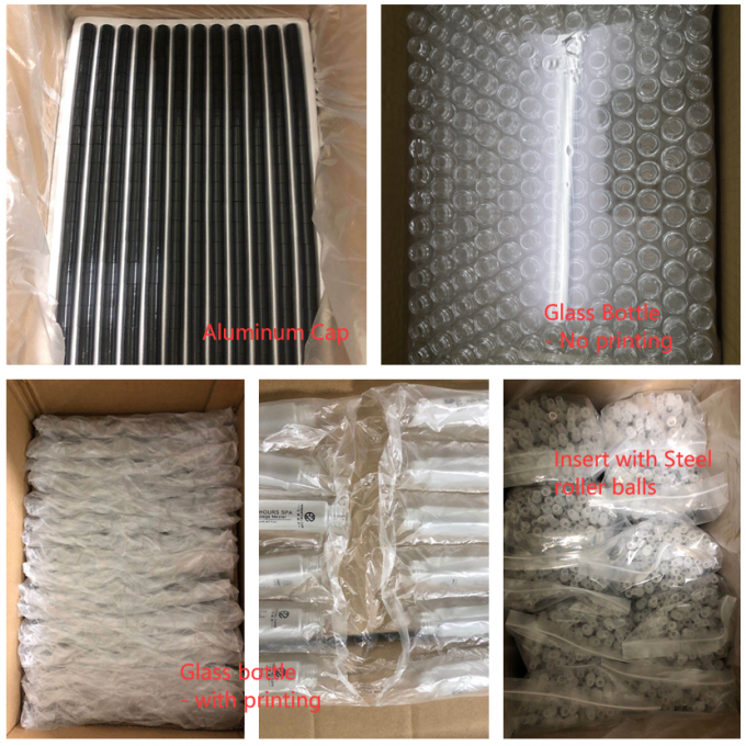 Ballon à rouleaux en acier métallique médical 16 mm 14 mm pour bouteille à rouleaux 10